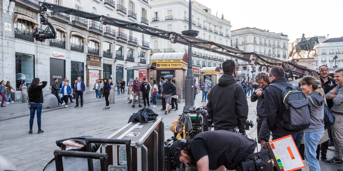 Grabación de la película "La Unidad" en Sol 