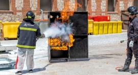 Simulacro y formación contra incendio