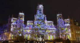 Los madrileños podrán participar desde casa en el ‘videomapping’ de la fachada del Palacio de Cibeles