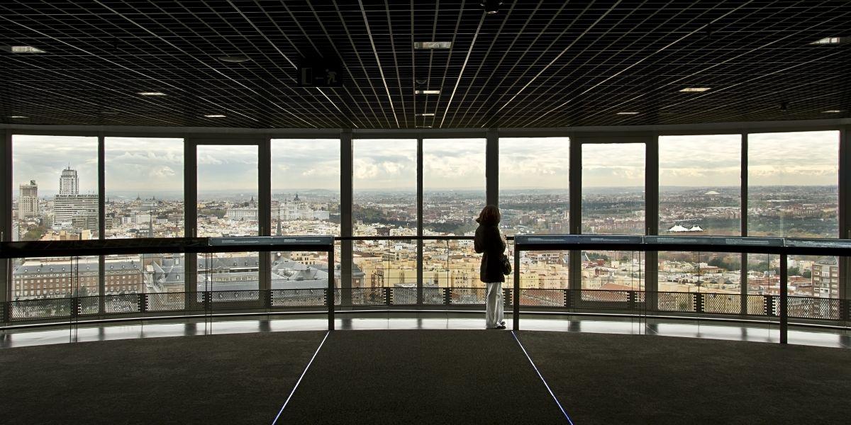 Vistas de Madrid desde el Faro de Moncloa 
