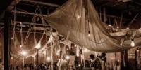 Por primera vez en Europa, Circo de sastre ofrece en Naves Matadero un espectáculo de luces, telas y música en directo