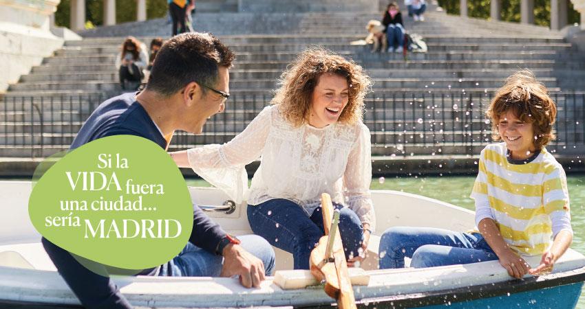 Creatividad campaña "Si la vida fuera una ciudad, sería Madrid"