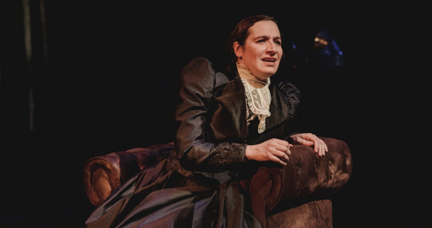 Silvia de Pé en el 'El caballero incierto' 